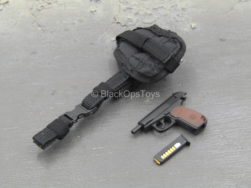 Load image into Gallery viewer, Russian Moscow TsSN FSB - Makarov Pistol w/Drop Leg Holster
