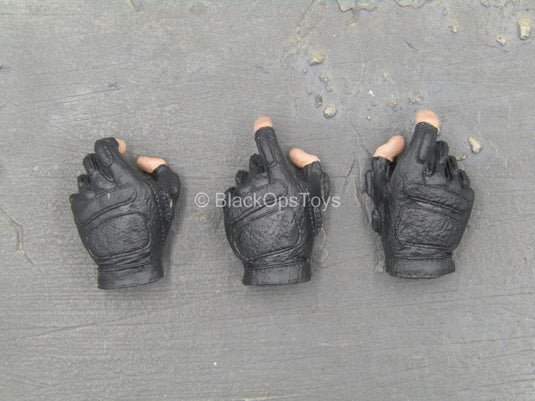 Russian Moscow TsSN FSB - Black Fingerless Gloved Hand Set