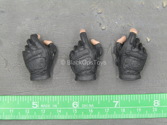 Russian Moscow TsSN FSB - Black Fingerless Gloved Hand Set