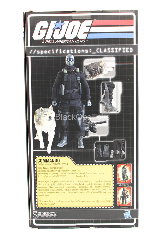 GI JOE - Snake Eyes w/Timber - Exclusive Version - MINT IN BOX