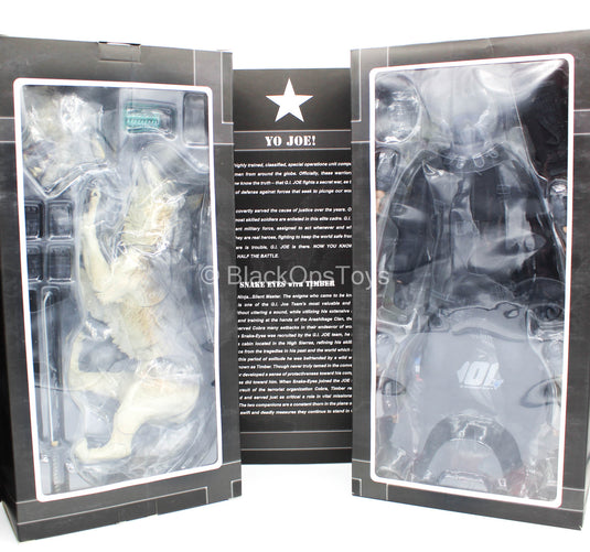 GI JOE - Snake Eyes w/Timber - Exclusive Version - MINT IN BOX