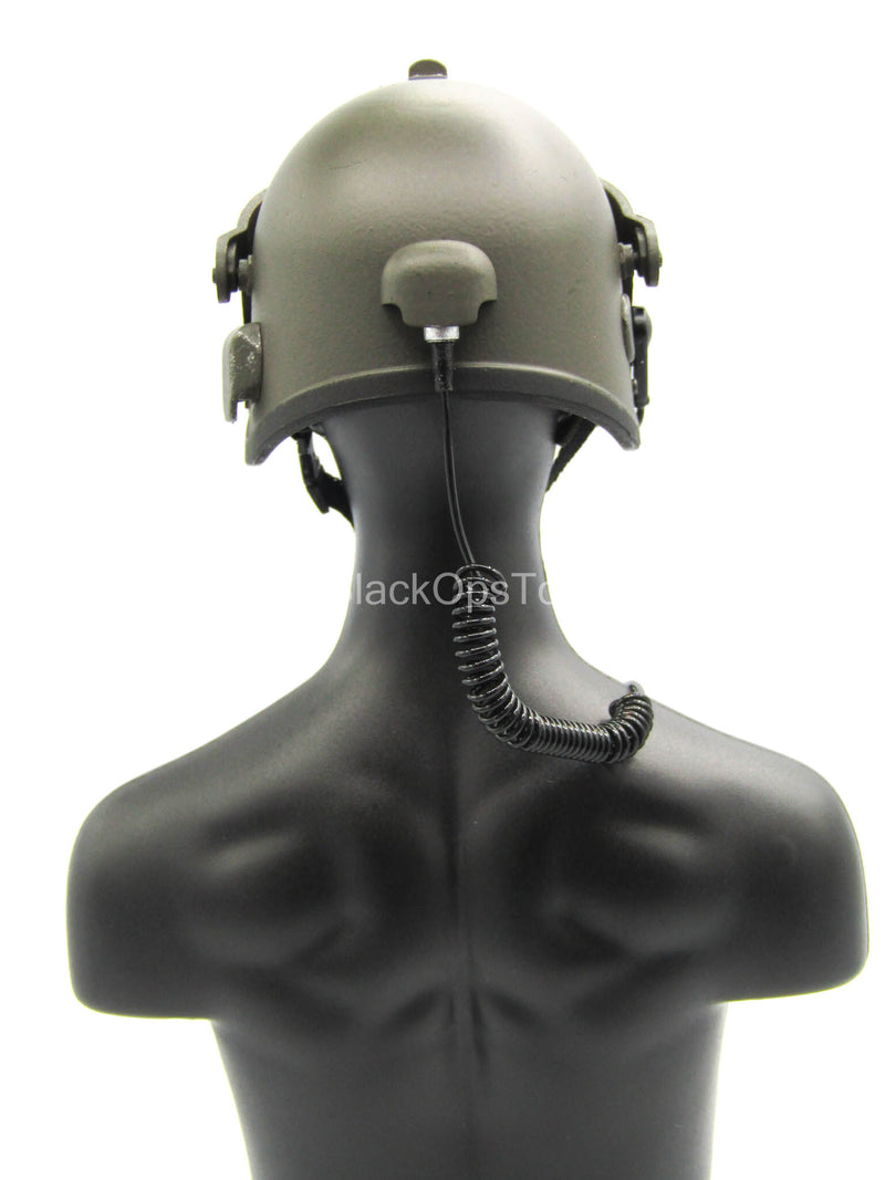 Load image into Gallery viewer, Russian Moscow TsSN FSB - Green Helmet w/Visor &amp; Radio
