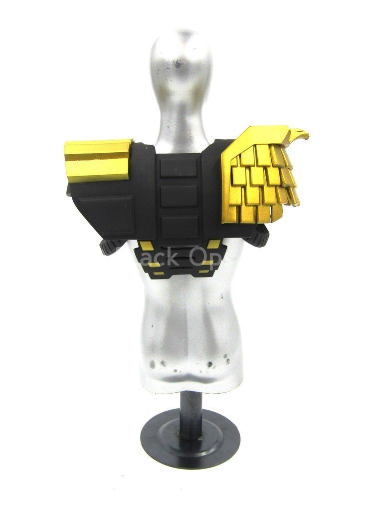 Load image into Gallery viewer, Justice Judge - Black &amp; Gold Chest Piece
