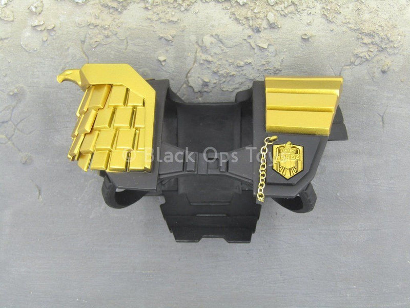 Load image into Gallery viewer, Justice Judge - Black &amp; Gold Chest Piece
