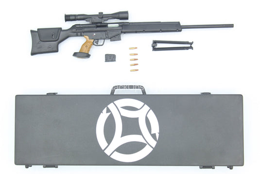 Seditionary Army - Black PSG-1 Sniper Rifle w/Case