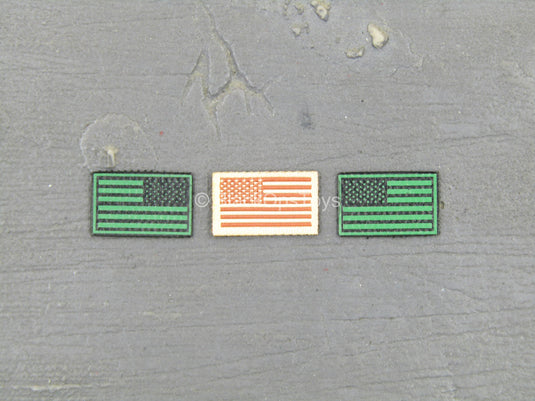 Operation Red Wings Radio Operator - American Flag Patch Set