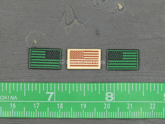 Operation Red Wings Radio Operator - American Flag Patch Set