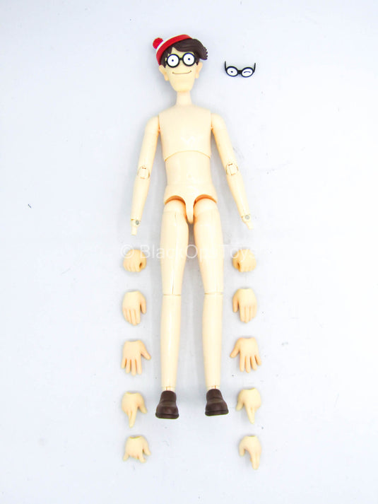 Where's Wally - Male Base Body w/Head Sculpt, Glasses & Hand Set
