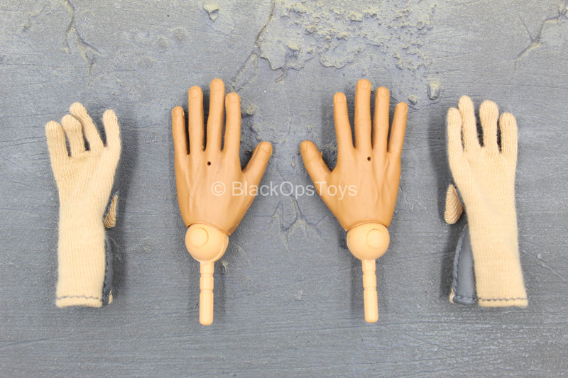 Load image into Gallery viewer, FCS Testing Team - Bendy Hand Set w/Tan &amp; Grey Gloves
