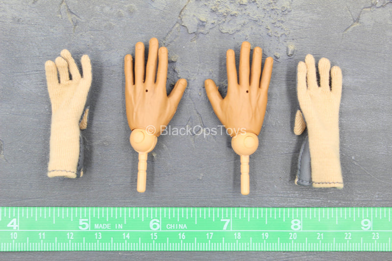 Load image into Gallery viewer, FCS Testing Team - Bendy Hand Set w/Tan &amp; Grey Gloves
