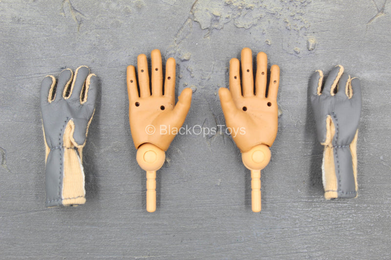 Load image into Gallery viewer, FCS Testing Team - Bendy Hand Set w/Tan &amp; Grey Gloves
