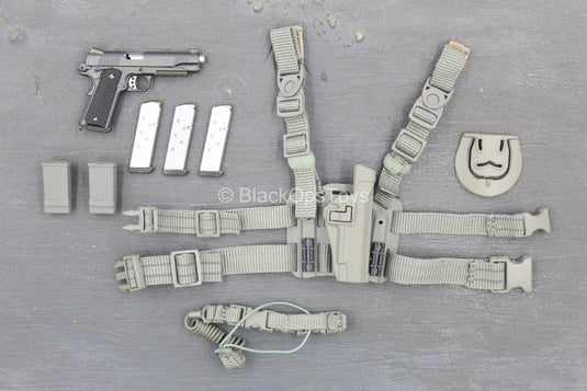 FCS Testing Team - 1911 Pistol w/Drop Leg Holster