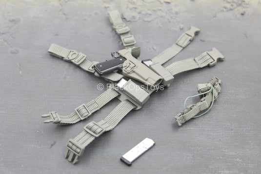 FCS Testing Team - 1911 Pistol w/Drop Leg Holster