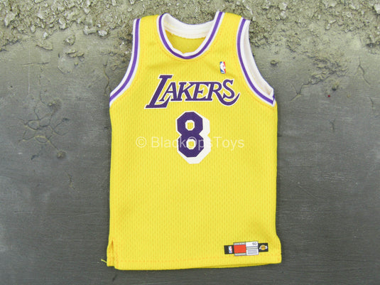 Kobe Bryant - Yellow & Purple Number 8 Kobe Jersey Set