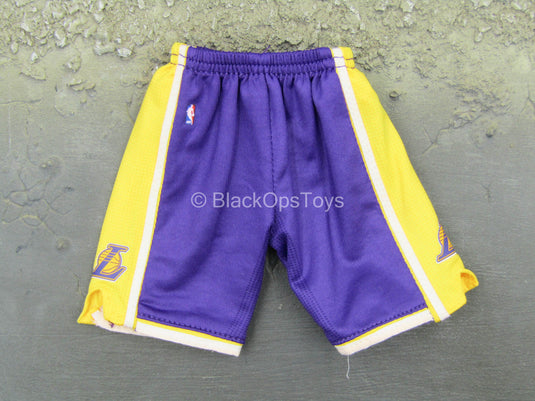 Kobe Bryant - Yellow & Purple "Number 24" Kobe Jersey Set