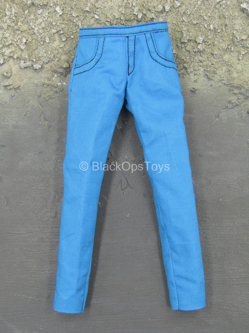 Load image into Gallery viewer, Where&#39;s Wally - Blue Skinny-Legged Pants
