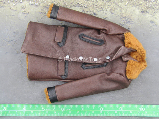 WWII - US Navy Commander - Brown Leather Like Jacket