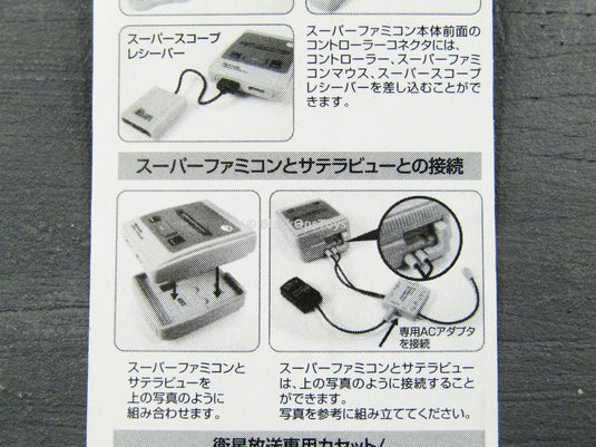 Nintendo History Collection 1/6 Scale Super Famicom Satellaview Attachment