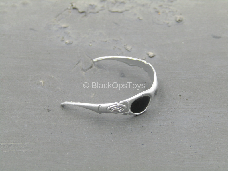 Load image into Gallery viewer, WITSEC Agent Indigo - Silver Glasses w/Black Lenses
