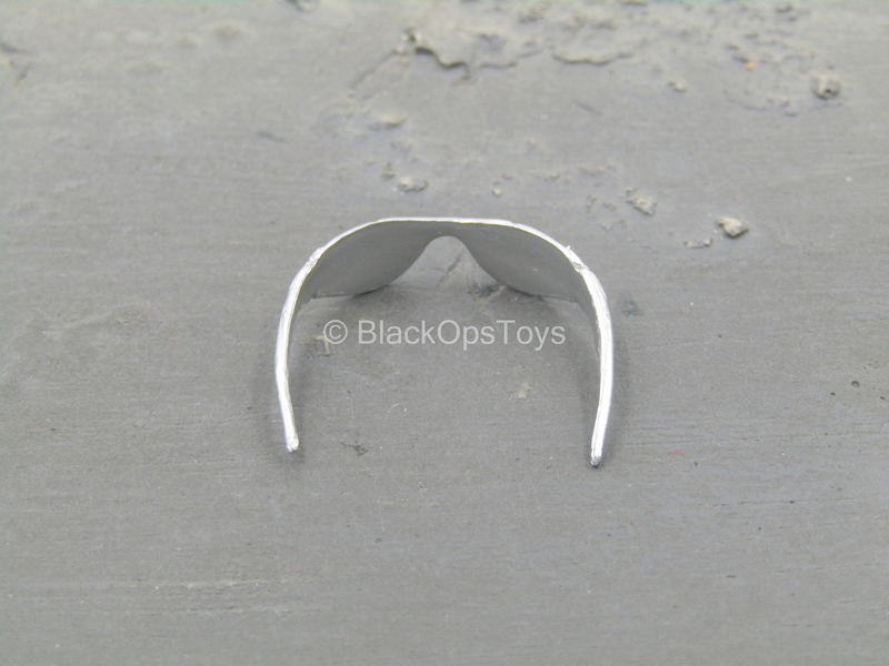 Load image into Gallery viewer, WITSEC Agent Indigo - Silver Glasses w/Black Lenses
