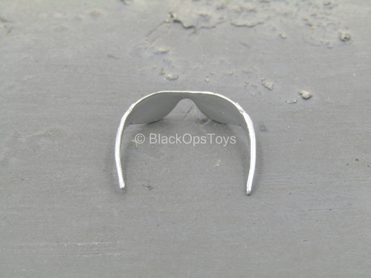 WITSEC Agent Indigo - Silver Glasses w/Black Lenses