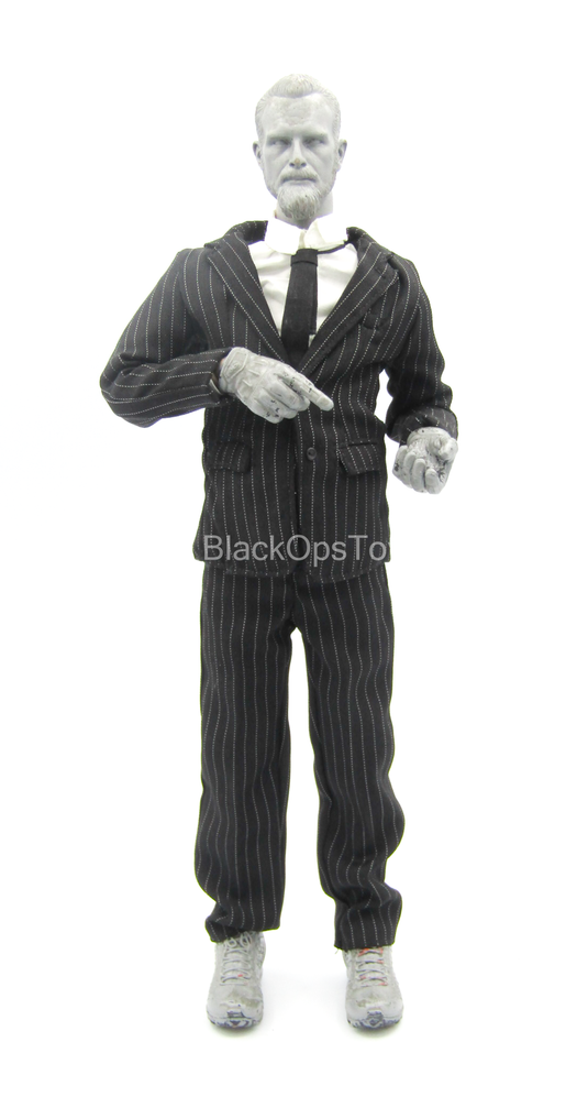 WITSEC Agent Indigo - Black Full Suit Set w/Tie & Bowtie