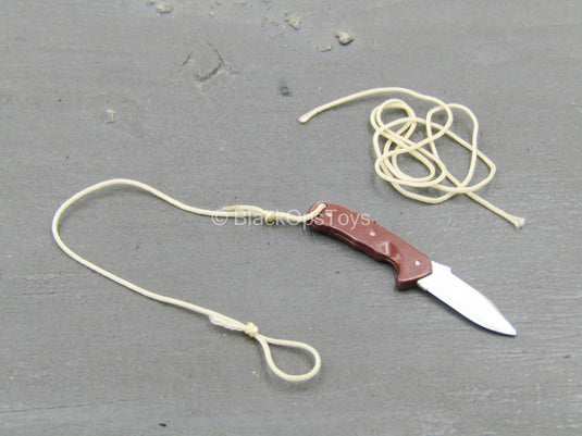 Russian Airborne Troops Natalia - Brown Combat Knife w/String