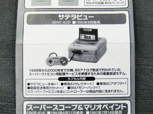 Nintendo History Collection 1/6 Scale Super Famicom Satellaview Attachment