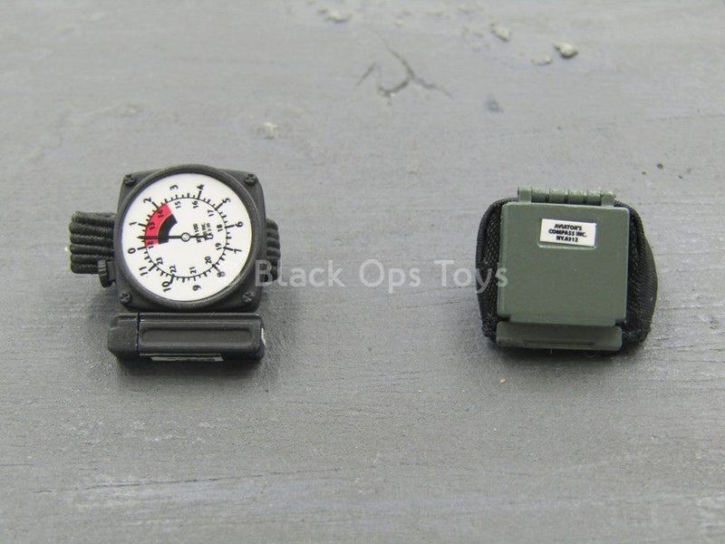 Load image into Gallery viewer, Navy HALO Jumper - Altimeter &amp; Compass Set
