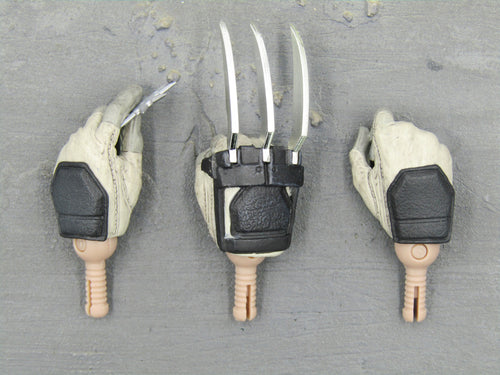 GI JOE - Camo Storm Shadow - Black & White Weaponed Hand Set (x3)