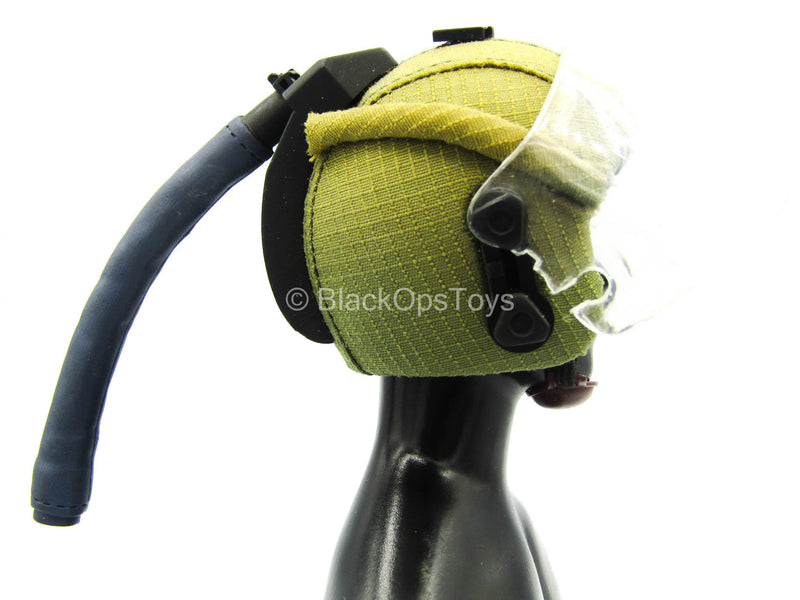 Load image into Gallery viewer, U.S. EOD Unit - Dennis - OD Green Bomb Helmet
