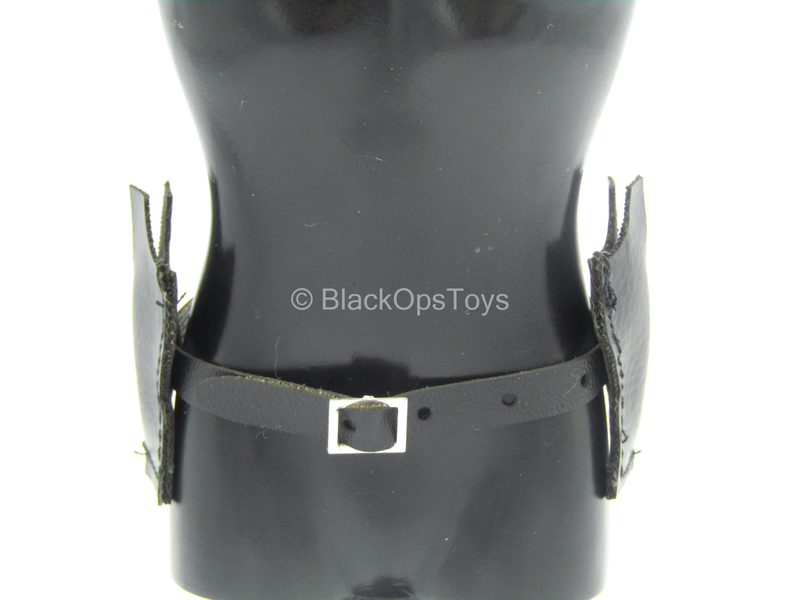 Load image into Gallery viewer, Black Leather Like Dual Waist Pistol Holster - MINT IN PACKAGE
