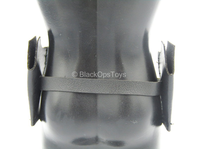 Load image into Gallery viewer, Black Leather Like Dual Waist Pistol Holster - MINT IN PACKAGE
