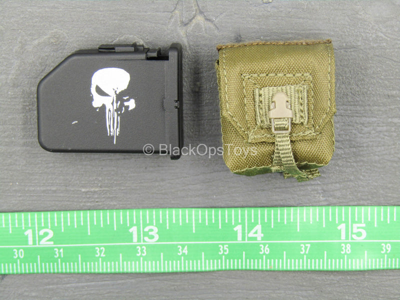 Load image into Gallery viewer, S.A.D. Low Profile - Black Ammo Drum w/Tan Pouch
