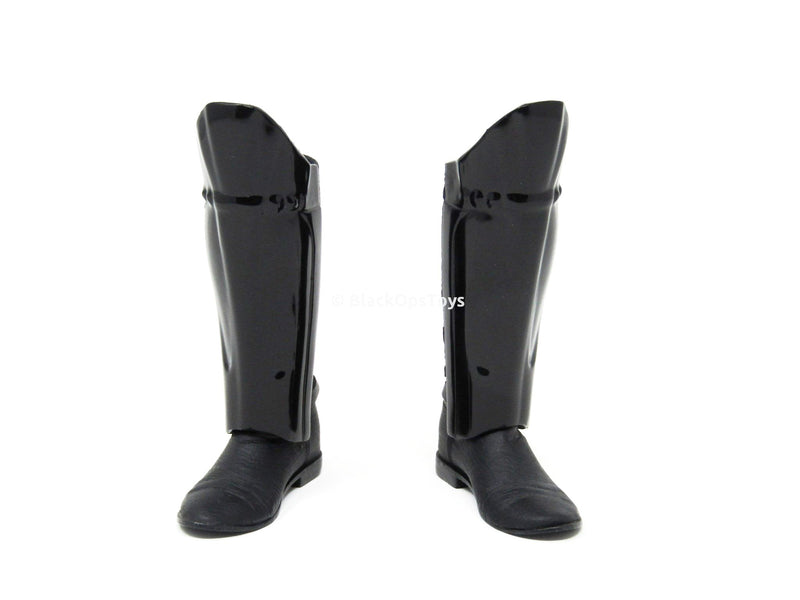 Load image into Gallery viewer, Star Wars Darth Vader Black Leg Gauntlets &amp; Boots Set (Large Peg Type)
