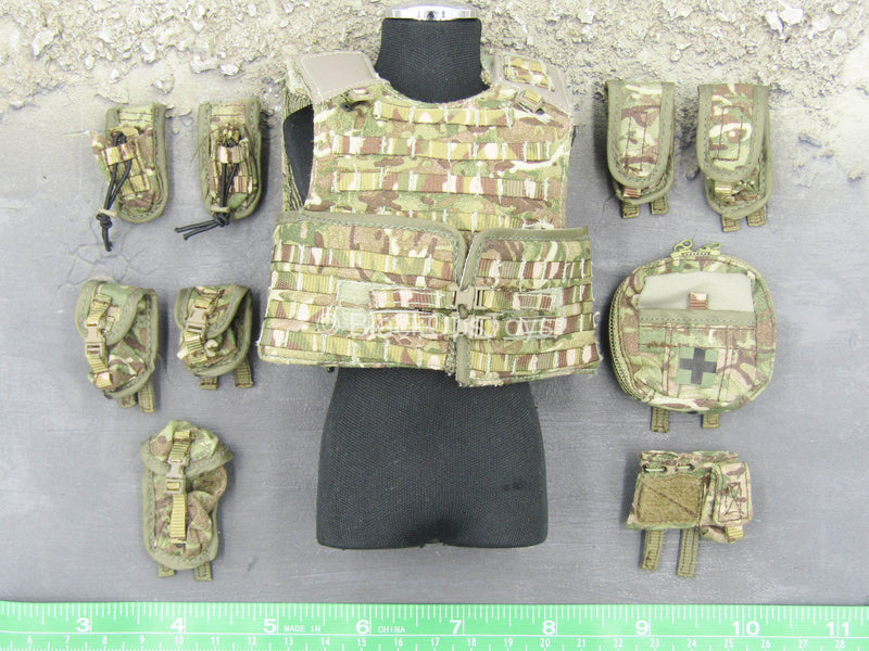 Load image into Gallery viewer, Task Force CB - British MTP Camo Mk V Combat Vest w/Pouch Set
