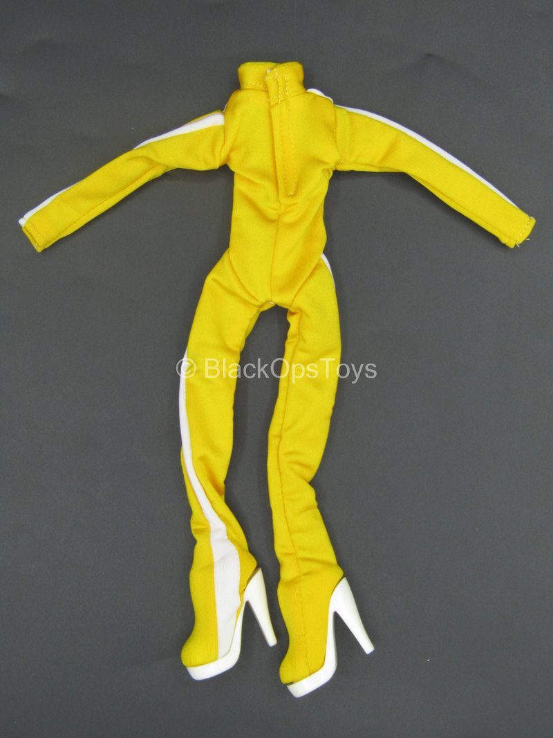 Load image into Gallery viewer, Female White &amp; Yellow Speed Suit 2.0 - MINT IN PACKAGE
