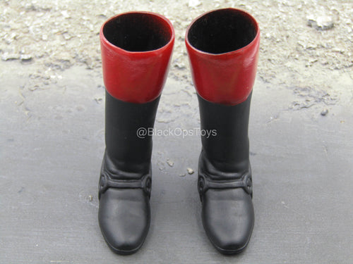 Revolutionary War - Red & Black Boots (Foot Type)