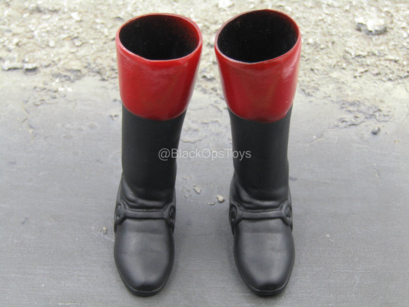 Load image into Gallery viewer, Revolutionary War - Red &amp; Black Boots (Foot Type)
