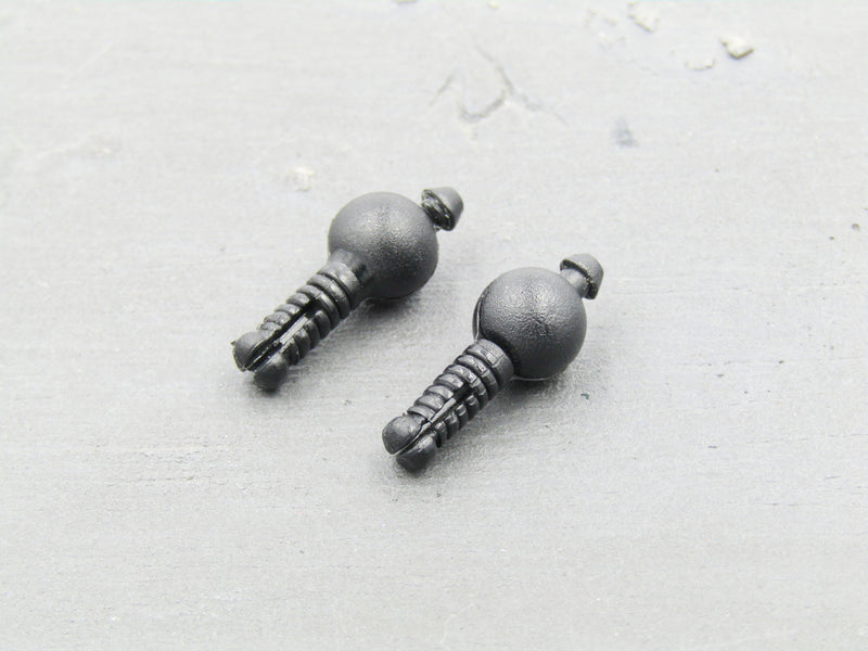 Load image into Gallery viewer, GI JOE - Snake Eyes - Black Wrist Peg (x2)
