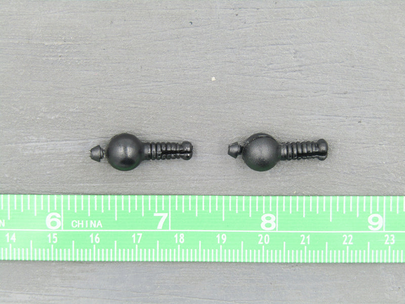 Load image into Gallery viewer, GI JOE - Snake Eyes - Black Wrist Peg (x2)
