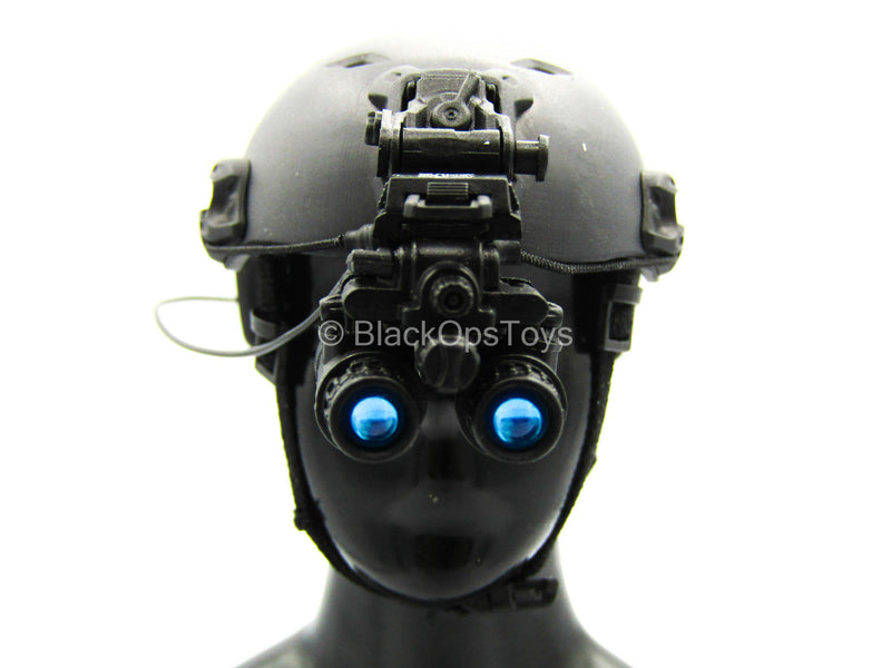 Load image into Gallery viewer, S.A.D. Low Profile - Grey Helmet w/NVG Set
