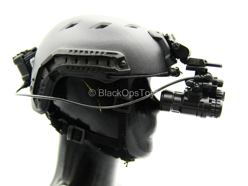 Load image into Gallery viewer, S.A.D. Low Profile - Grey Helmet w/NVG Set
