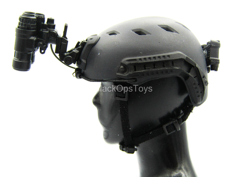 Load image into Gallery viewer, S.A.D. Low Profile - Grey Helmet w/NVG Set
