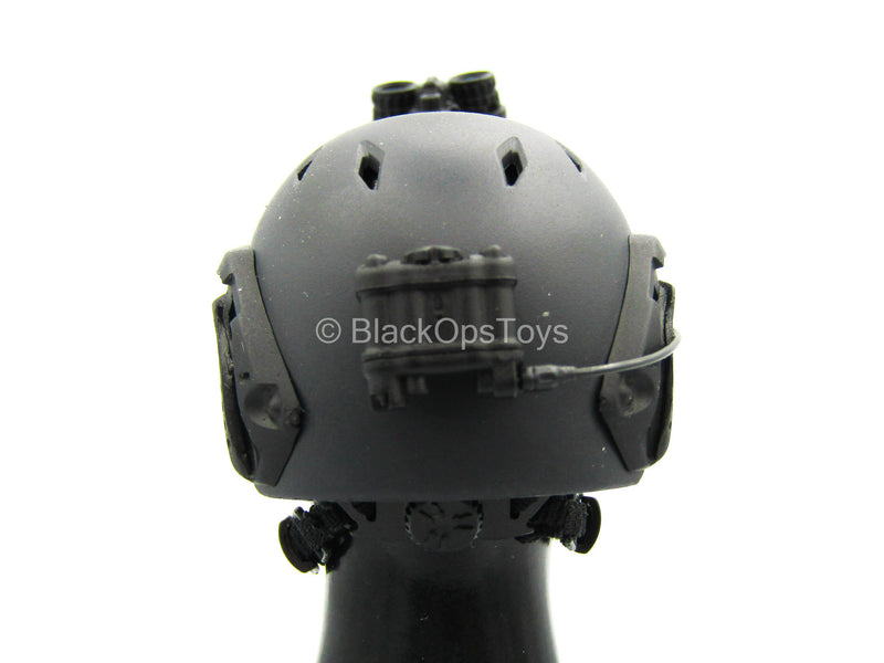 Load image into Gallery viewer, S.A.D. Low Profile - Grey Helmet w/NVG Set
