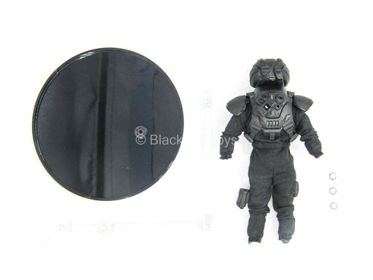 1/12 - Krig-13 Black Spartan - Light Up Complete Armored Body w/Head Sculpt