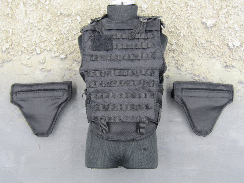 Load image into Gallery viewer, OSN Saturn Police - Black Plate Carrier Vest
