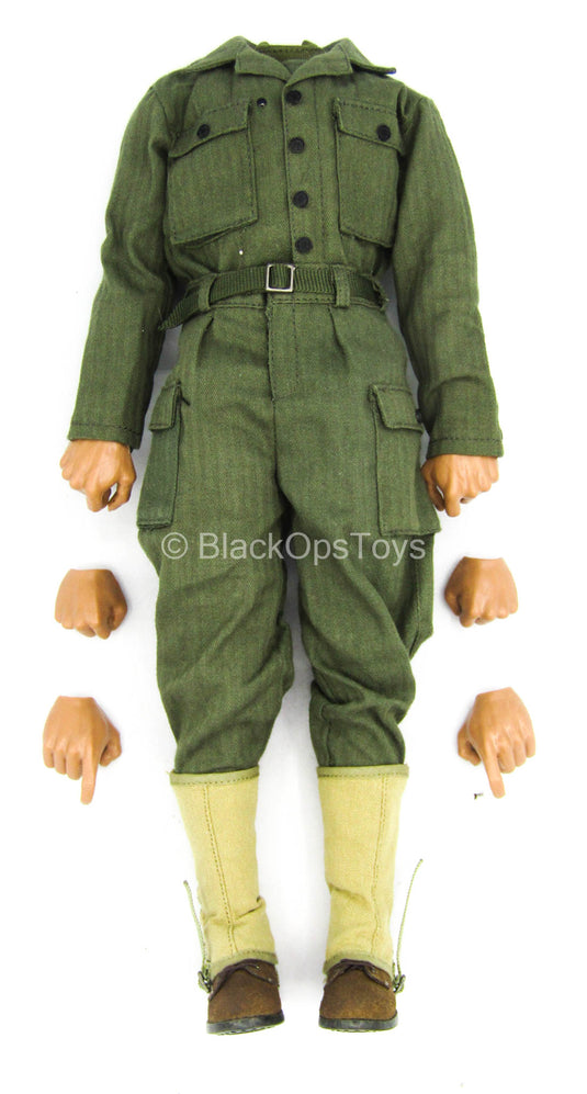 WWII - US Ranger Private Sniper - Male Dressed Body