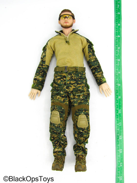 31st Marine Expeditionary Unit - Male Dressed Body w/Woodland MARPAT Uniform