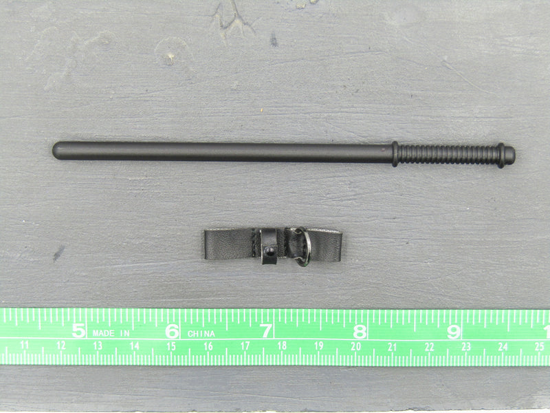 Load image into Gallery viewer, OSN Saturn Police - Black Baton w/Holster

